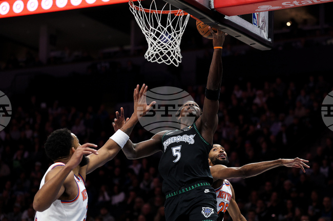 Knicks Timberwolves Basketball