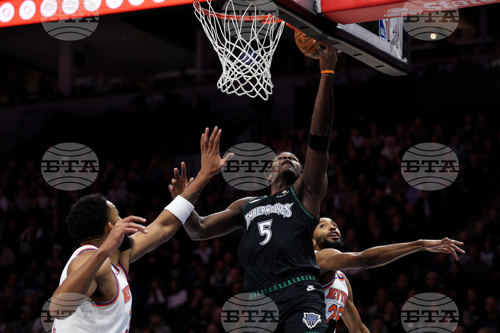 Knicks Timberwolves Basketball