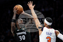 Knicks Timberwolves Basketball