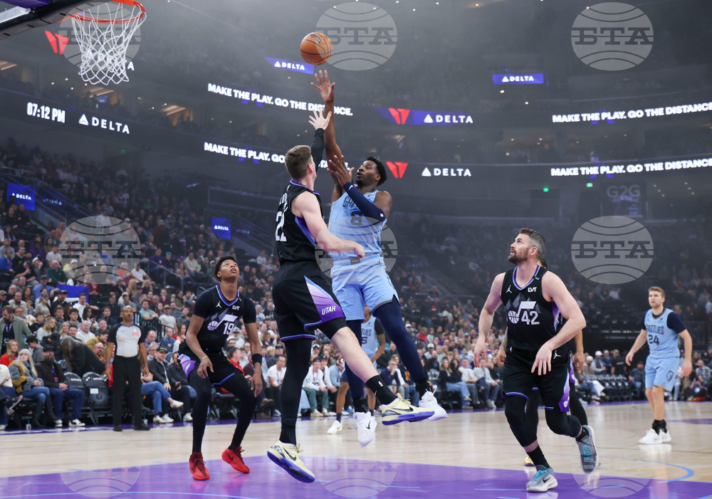 Grizzlies Jazz Basketball