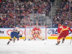 Flames Oilers Hockey