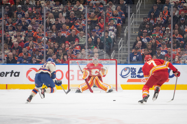 Flames Oilers Hockey