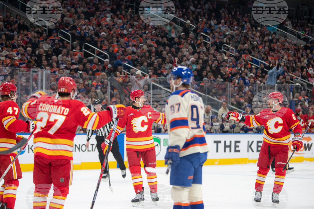 Flames Oilers Hockey