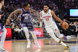 Pistons Kings Basketball