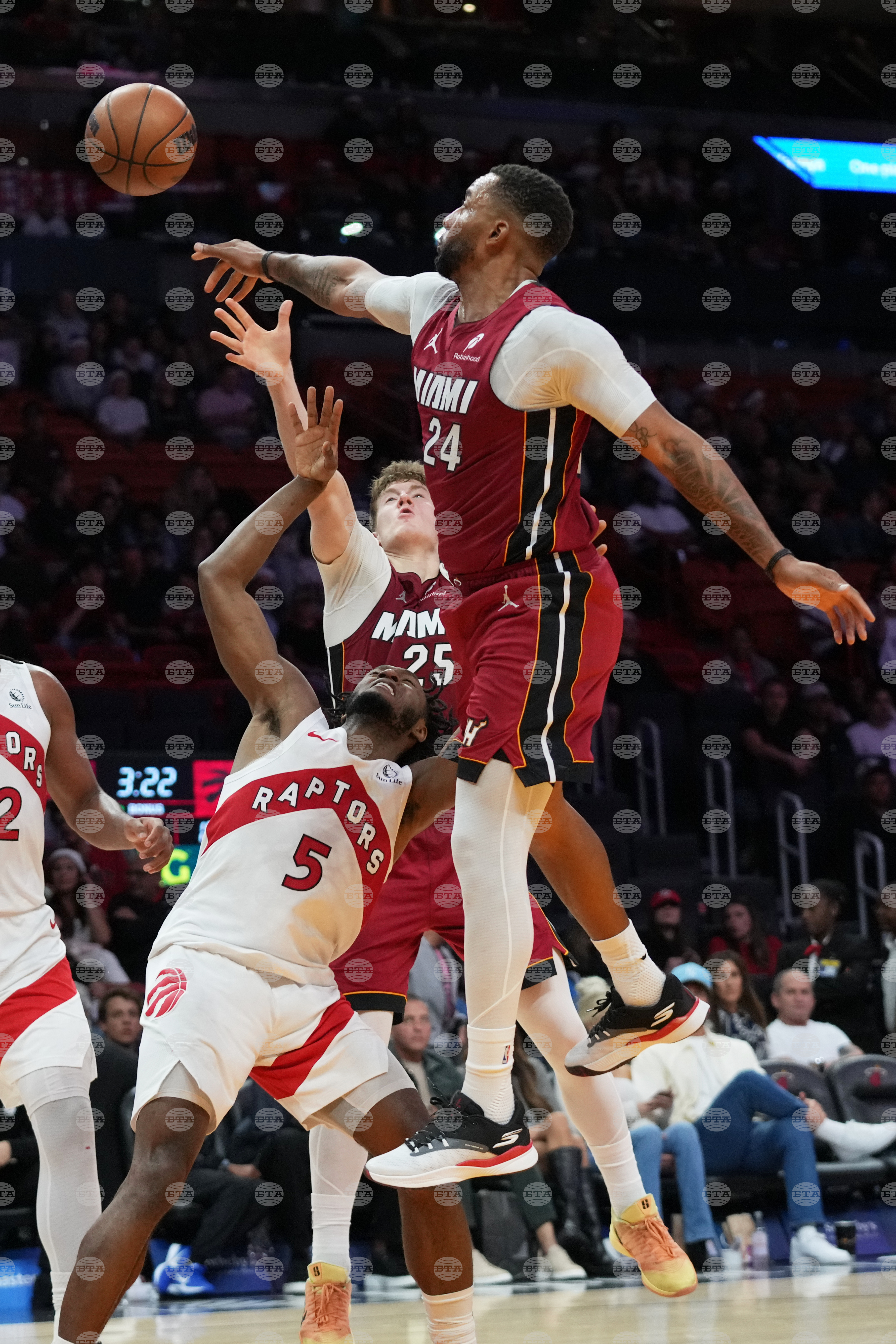 Raptors Heat Basketball