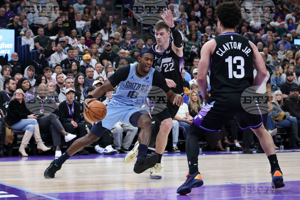 Grizzlies Jazz Basketball