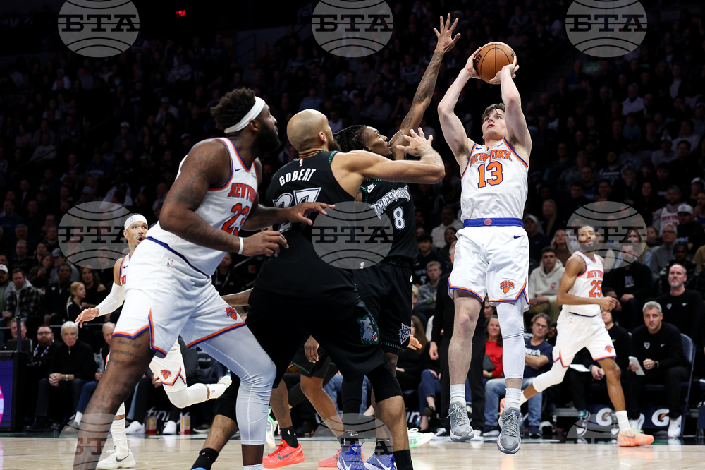 Knicks Timberwolves Basketball