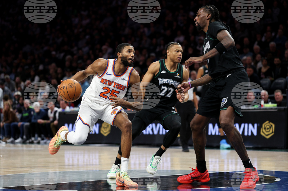 Knicks Timberwolves Basketball