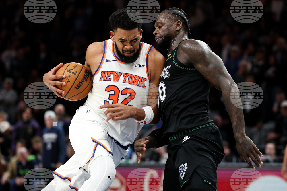 Knicks Timberwolves Basketball