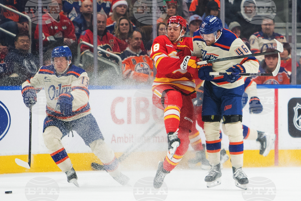 Flames Oilers Hockey