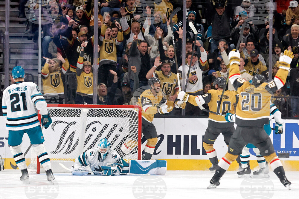 Sharks Golden Knights Hockey