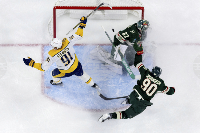 APTOPIX Predators Wild Hockey