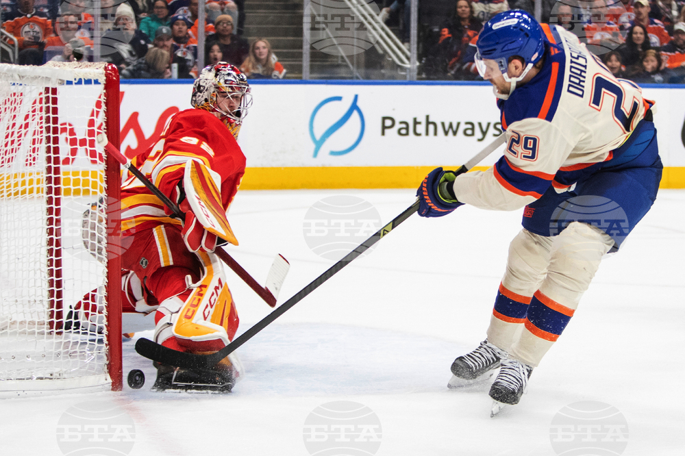 Flames Oilers Hockey