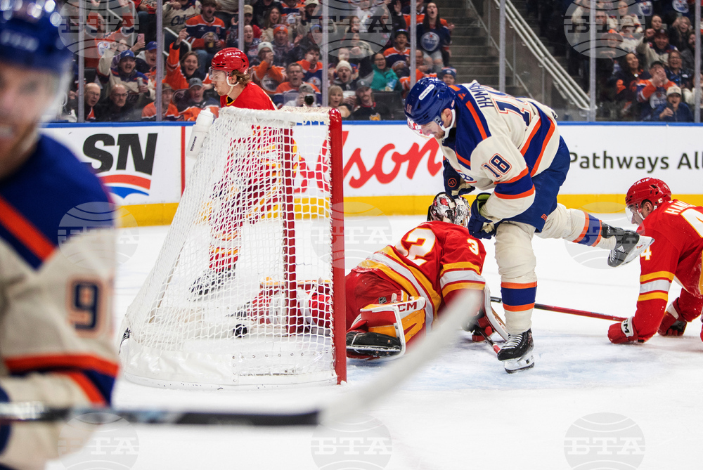 Flames Oilers Hockey