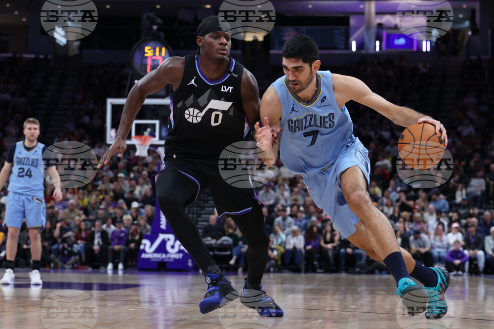 Grizzlies Jazz Basketball