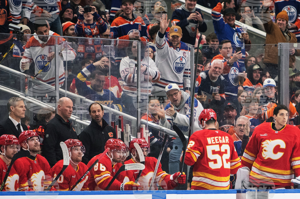 Flames Oilers Hockey