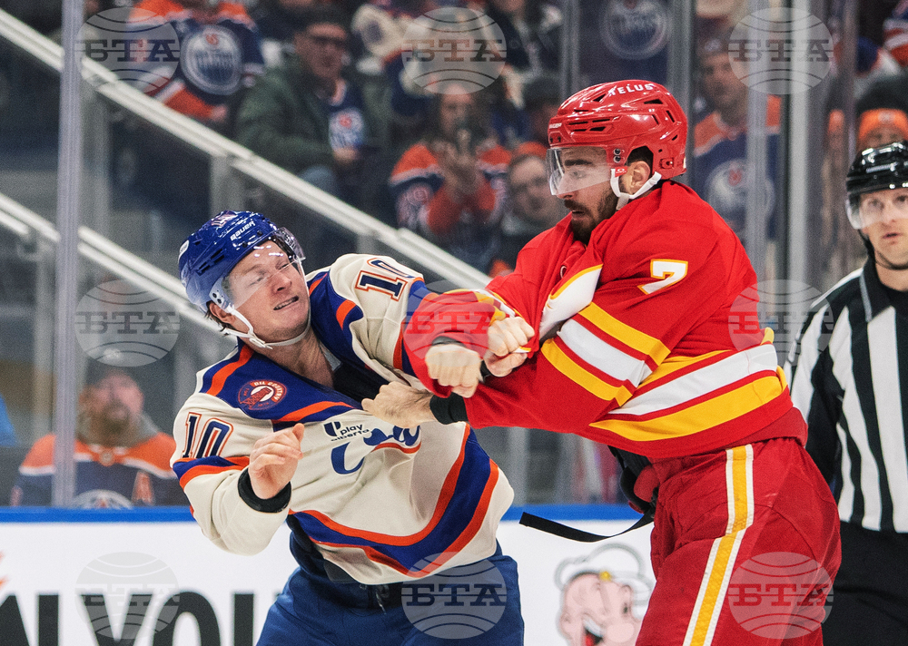 Flames Oilers Hockey