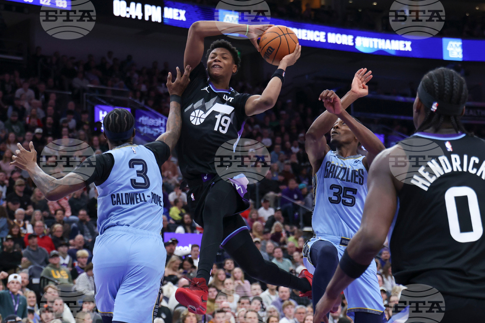 Grizzlies Jazz Basketball