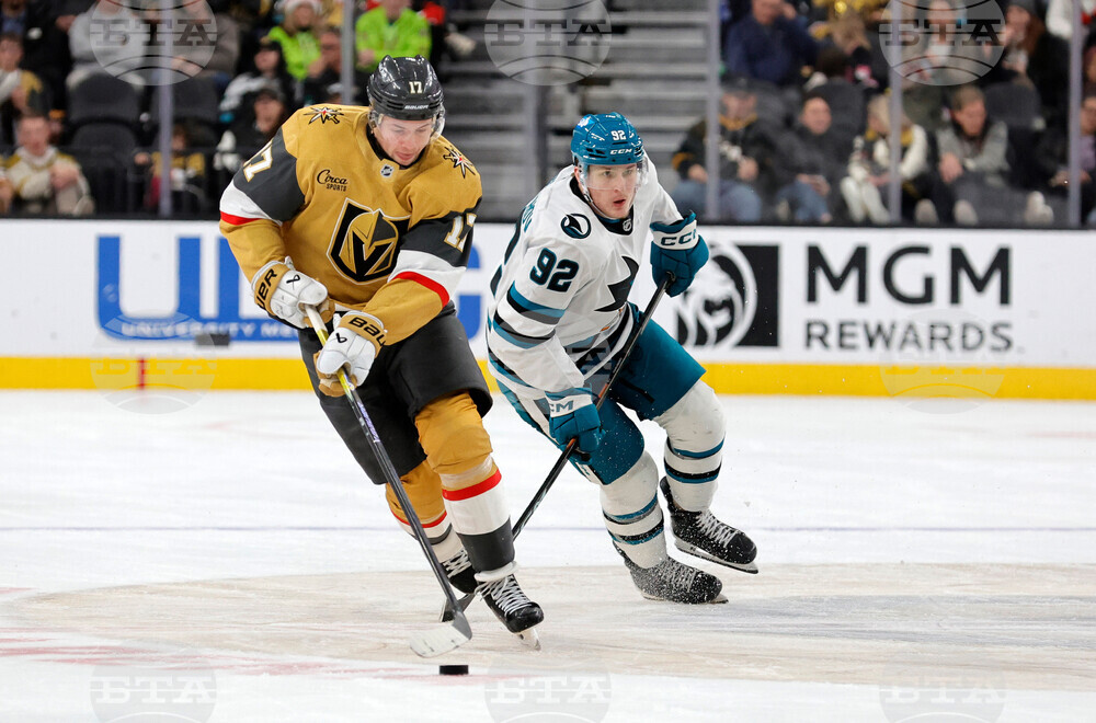 Sharks Golden Knights Hockey