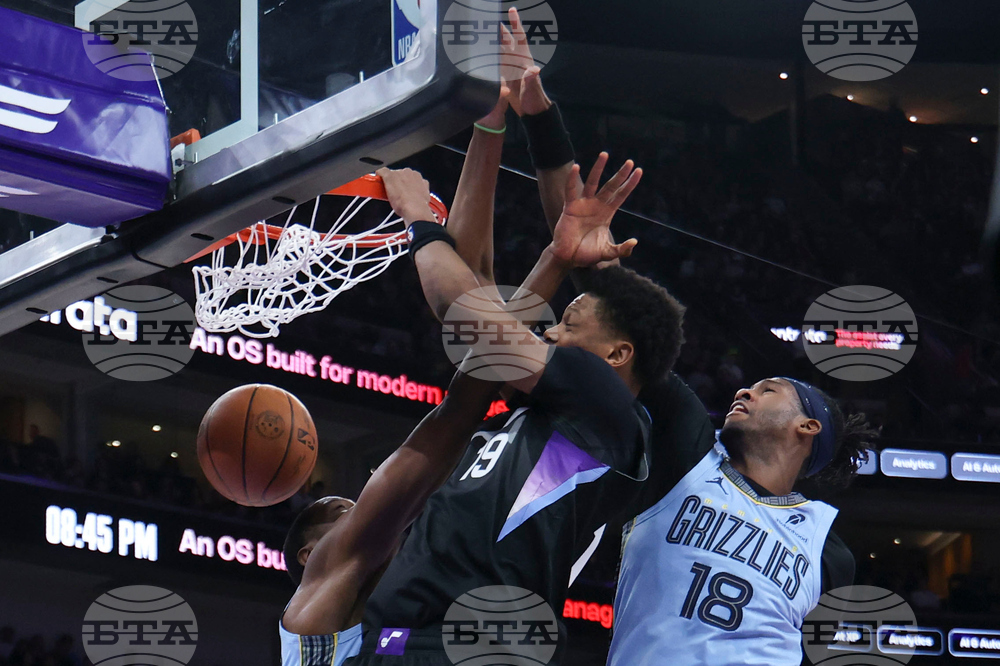 Grizzlies Jazz Basketball