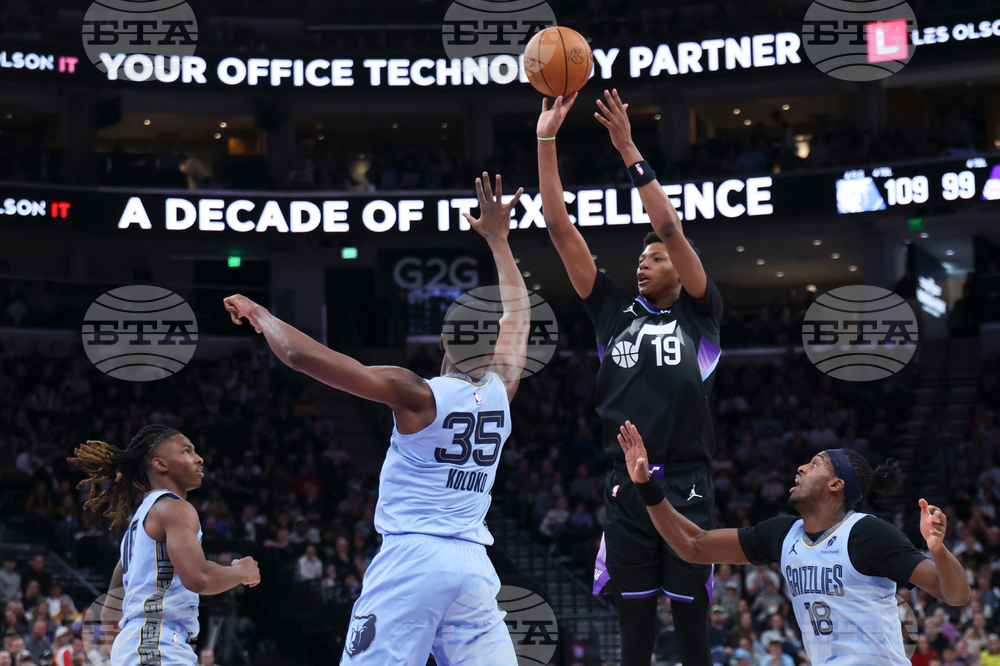 Grizzlies Jazz Basketball