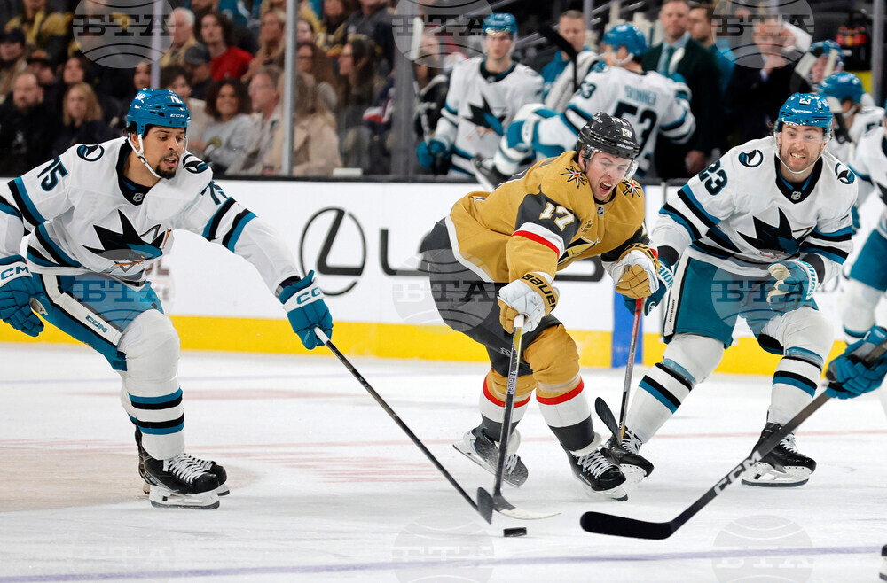 Sharks Golden Knights Hockey