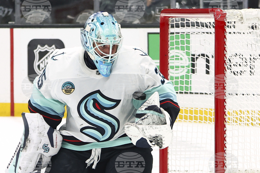 APTOPIX Kraken Kings Hockey