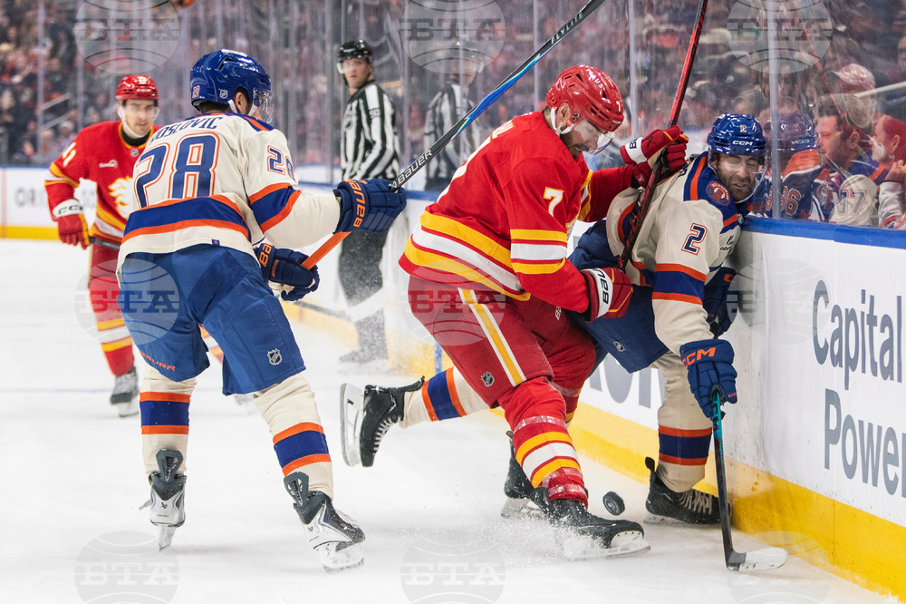 Flames Oilers Hockey