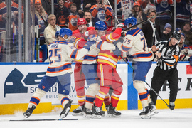 Flames Oilers Hockey