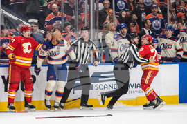 Flames Oilers Hockey