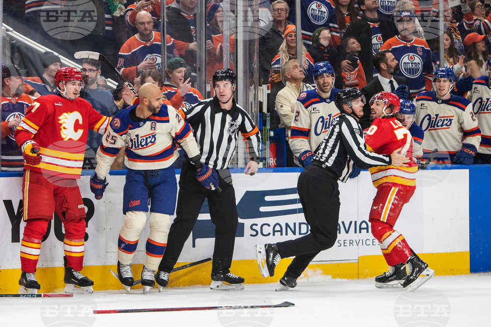 Flames Oilers Hockey