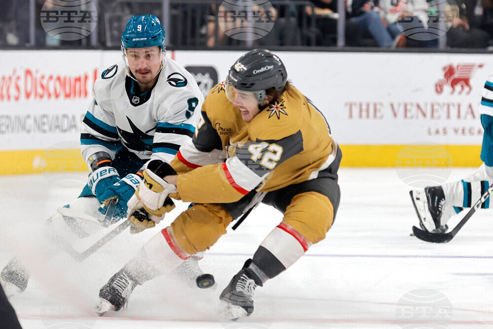 Sharks Golden Knights Hockey