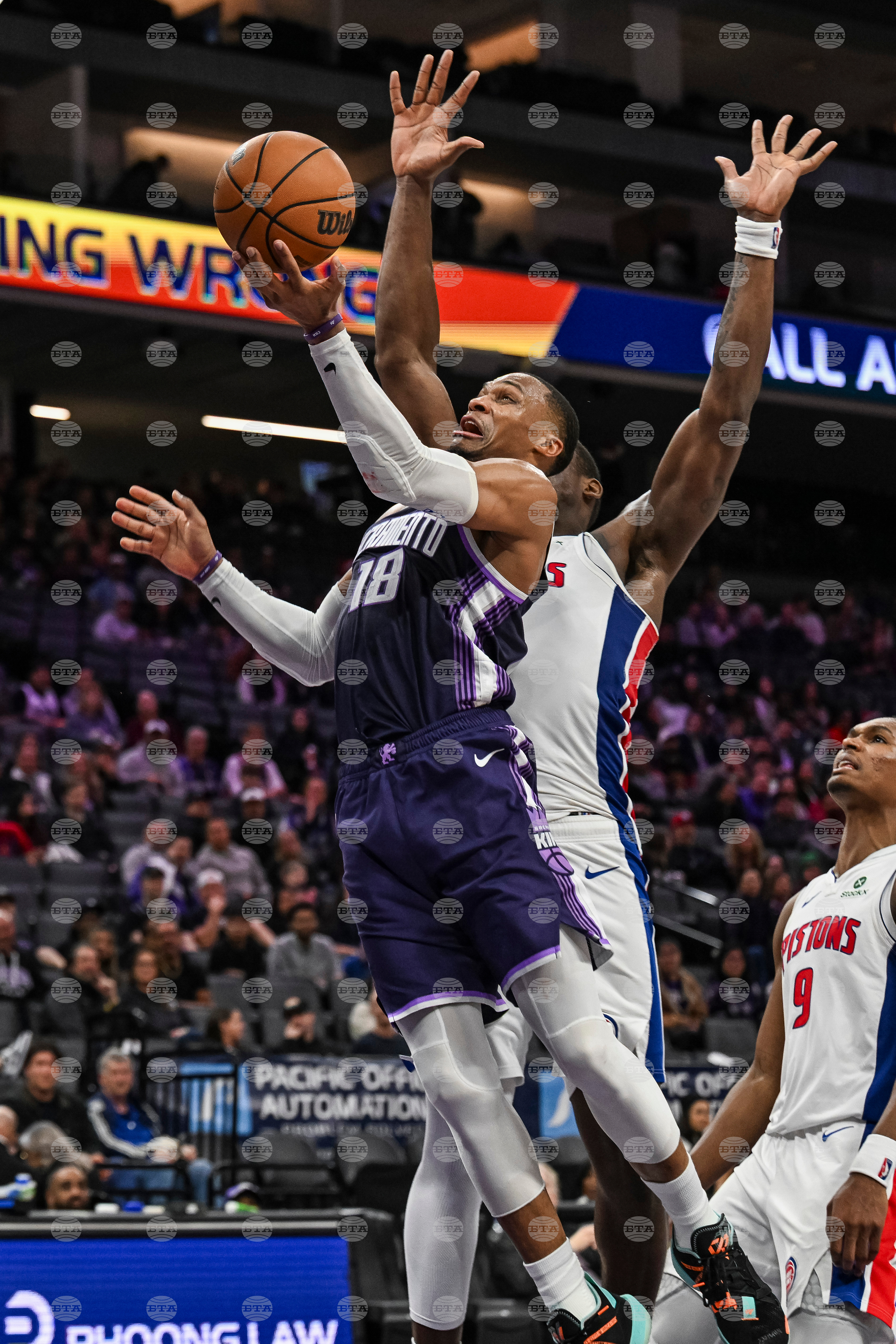 Pistons Kings Basketball