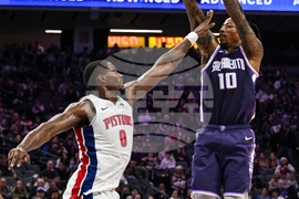 Pistons Kings Basketball