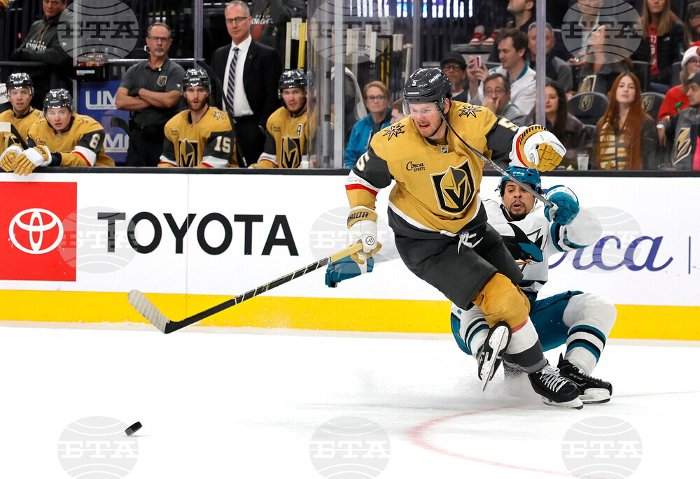Sharks Golden Knights Hockey