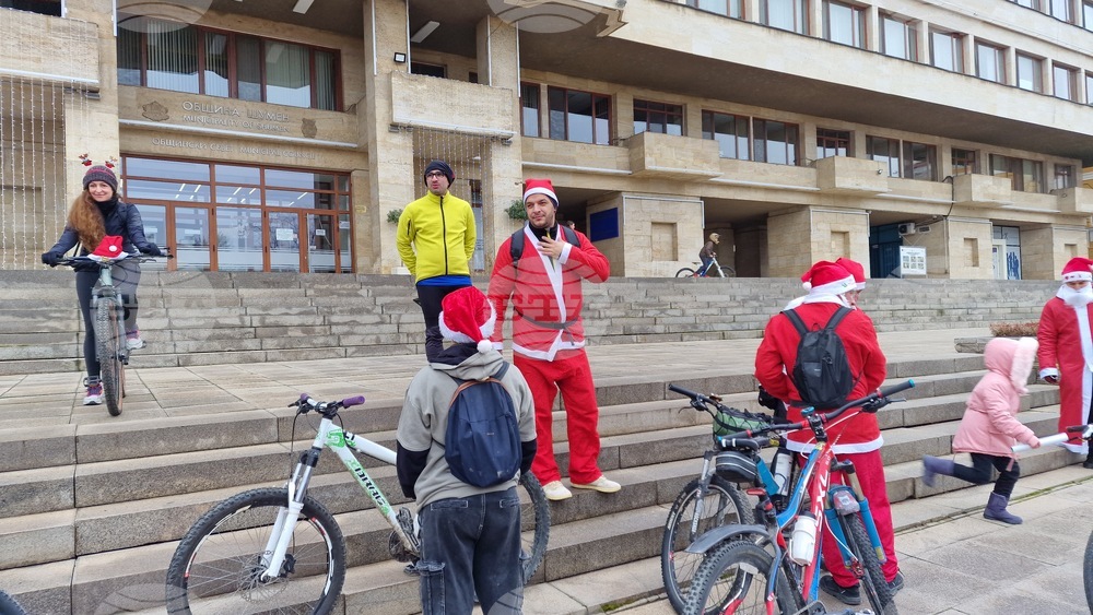 Шумен - „Коледа на колела” - велосипедно шествие