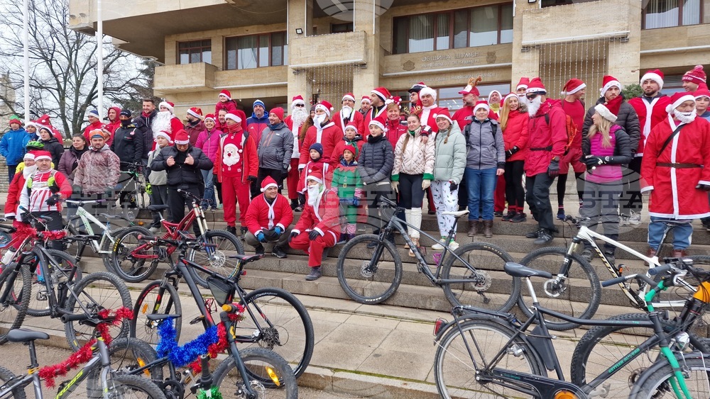 Шумен - „Коледа на колела” - велосипедно шествие
