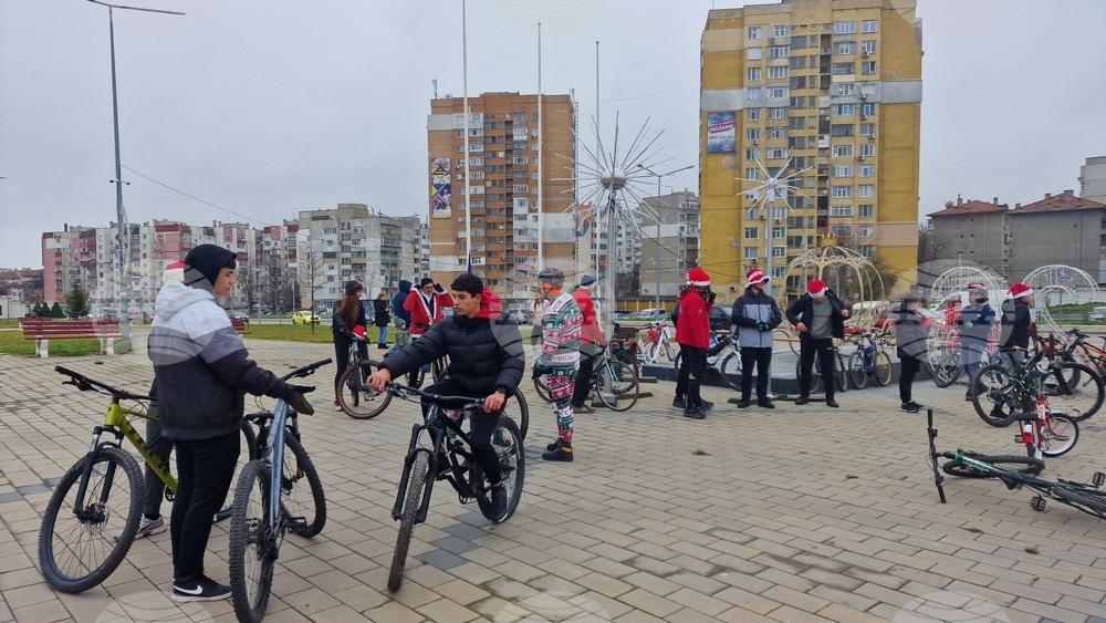 Шумен - „Коледа на колела” - велосипедно шествие