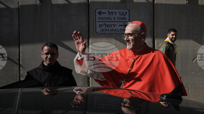 Латинският патриарх на Йерусалим поведе традиционната процесия към Витлеем