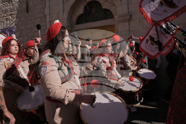 Israel Palestinians Christmas