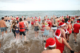 Britain Northern Ireland Christmas Eve Swim
