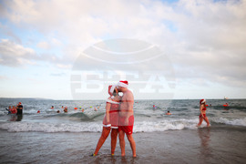 Britain Northern Ireland Christmas Eve Swim