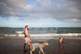 Britain Northern Ireland Christmas Eve Swim