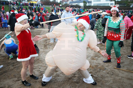 Britain Northern Ireland Christmas Eve Swim