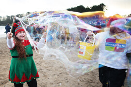 Britain Northern Ireland Christmas Eve Swim