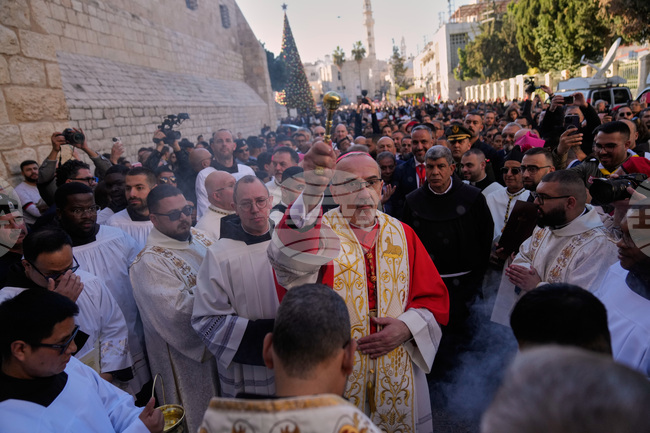 APTOPIX Israel Palestinians Christmas