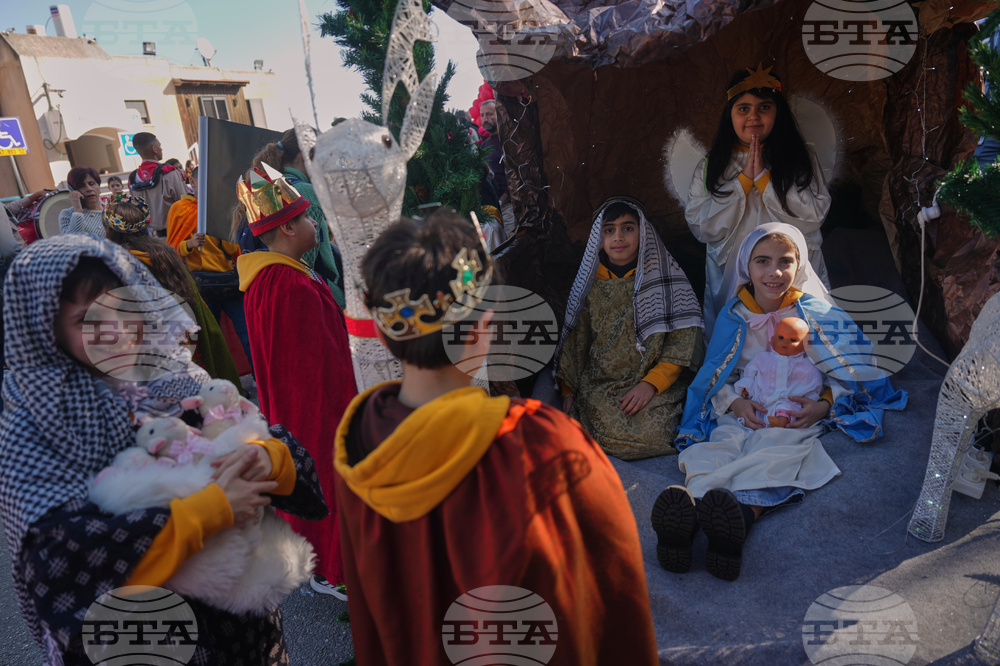 APTOPIX Israel Christmas