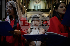 APTOPIX Myanmar Christmas