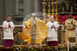 APTOPIX Vatican Pope Christmas