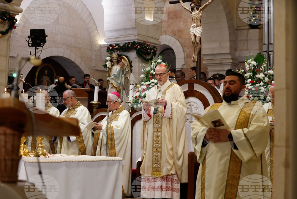 Israel Palestinians Christmas Bethlehem